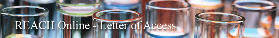 Registration of the substance